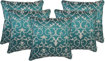 Zubix Abstract Cushions Cover(Pack of 5, 40 cm*40 cm, Blue)