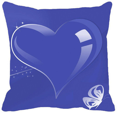 64% OFF on meSleep Printed Cushions Cover(40.64 cm*40.64 cm, Blue, White)