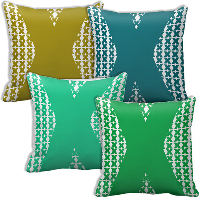 

Tied Ribbons Abstract Cushions Cover(Pack of 4, 30 cm*30 cm, Multicolor)