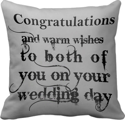

Tied Ribbons Printed Cushions Cover(30 cm*30 cm, Multicolor)