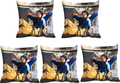 

IndiWeaves Printed Cushions Cover(Pack of 5, 30 cm*30 cm, Black)