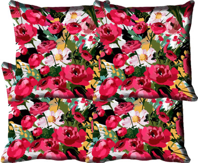 

IndiWeaves Printed Cushions Cover(Pack of 4, 40 cm*40 cm, Multicolor)