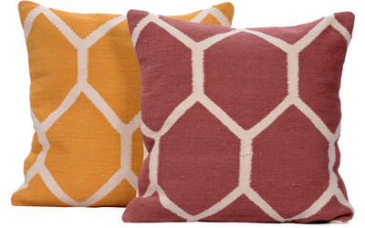 

Natural Furnish Geometric Cushions Cover(Pack of 2, 50 cm*50 cm, Multicolor)