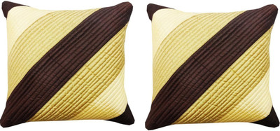 

Etsi Bitsi Striped Cushions Cover(Pack of 2, 40 cm*40 cm, Multicolor)