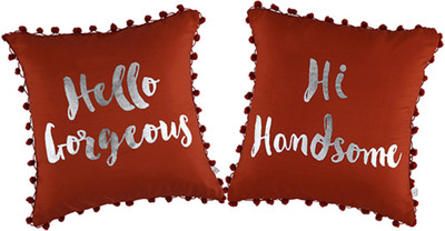 

Zubix Printed Cushions Cover(Pack of 2, 30 cm*30 cm, Orange)