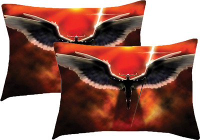 

Sleep Nature's Printed Pillows Cover(Pack of 2, 68.58 cm*45.72 cm, Multicolor)