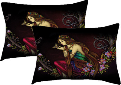 

Sleep Nature's Printed Pillows Cover(Pack of 2, 68.58 cm*45.72 cm, Multicolor)