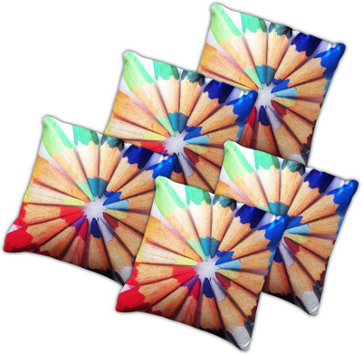 

Toygully Abstract Cushions Cover(Pack of 5, 40.64 cm, Multicolor)
