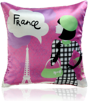 

Alina Decor Printed Cushions Cover(Pack of 5, 40 cm*40 cm, Pink)