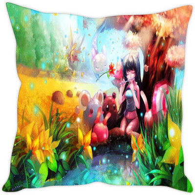 

Sleep Nature's Abstract Cushions Cover(40.64 cm*40.64 cm, Multicolor)