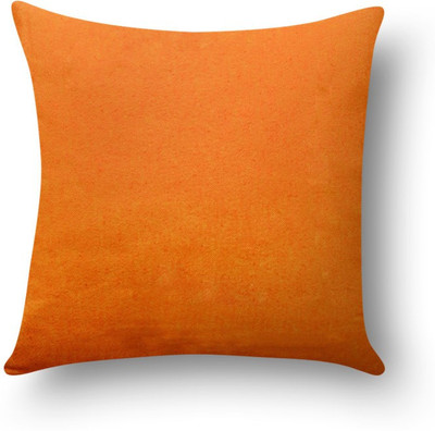 

First Row Plain Cushions Cover(40 cm, Orange)