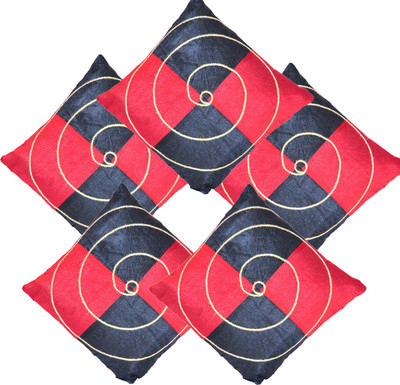 

Solly Abstract Cushions Cover(Pack of 5, 30 cm*30 cm, Multicolor)