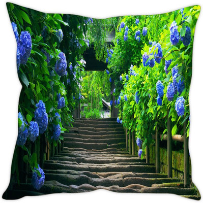 

Sleep Nature's Abstract Cushions Cover(40.64 cm*40.64 cm, Multicolor)