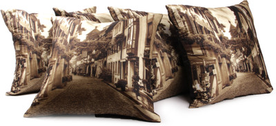 

Home Candy Abstract Cushions Cover(Pack of 5, 40 cm*40 cm, Multicolor)