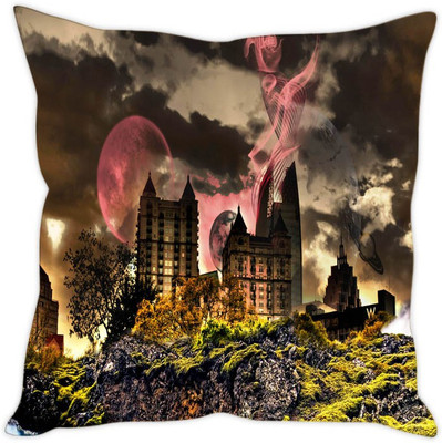 

Sleep Nature's Abstract Cushions Cover(Pack of 5, 40.64 cm*40.64 cm, Multicolor)