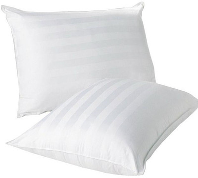 MISR Striped Pillows Cover(Pack of 2, 43.2 cm*69 cm, Green)