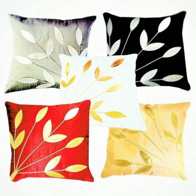 BELIVE-ME Floral Cushions Cover(Pack of 5, 40 cm*40 cm, Multicolor) at flipkart