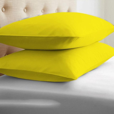 14% OFF on LNT Solid Pillows Cover(Pack of 2, 43.2 cm*69 cm, Yellow) 14% OFF on LNT Solid Pillows Cover(Pack of 2, 43.2 cm*69 cm, Yellow)
