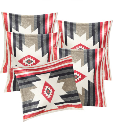 

Sachit Striped Cushions Cover(Pack of 5, 42 cm*42 cm, Multicolor)