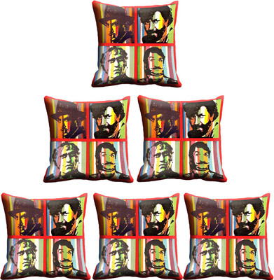 

IndiWeaves Printed Cushions Cover(Pack of 6, 40 cm*40 cm, Multicolor)
