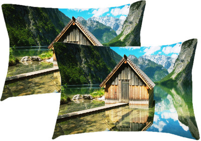 

Sleep Nature's Printed Pillows Cover(Pack of 2, 68.58 cm*45.72 cm, Multicolor)