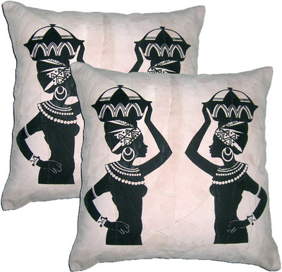 

ChicAntique Printed Cushions Cover(Pack of 2, 40 cm*40 cm, Multicolor)
