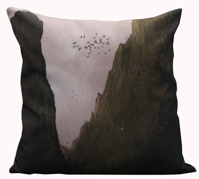 

Adishma Printed Cushions Cover(40 cm*40 cm, White, Green), Green;white