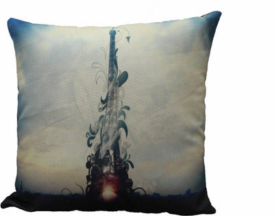 

Adishma Printed Cushions Cover(40 cm*40 cm, Light Blue, White)