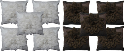 

HOME SHINE Floral Cushions Cover(40 cm*40 cm, Multicolor)