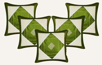 5% OFF on Saaz Dekor Geometric Cushions Cover(Pack of 5, 40 cm*40 cm, Green) 5% OFF on Saaz Dekor Geometric Cushions Cover(Pack of 5, 40 cm*40 cm, Green)