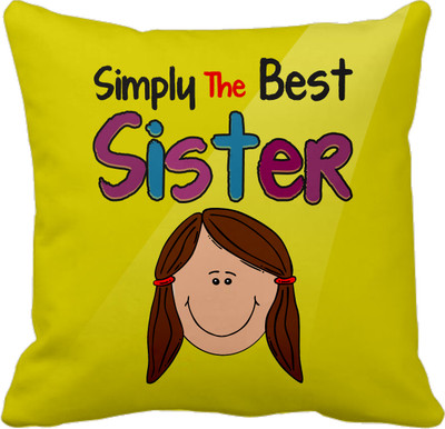 

Tied Ribbons Printed Cushions Cover(30 cm*30 cm, Multicolor)