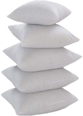 

Shivkirpa Plain Cushions Cover(Pack of 5, 40 cm*40 cm, White)