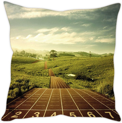

Sleep Nature's Abstract Cushions Cover(30.63 cm*30.63 cm, Multicolor)
