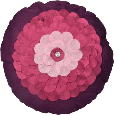 

Nikunj Floral Cushions Cover(Pack of 5, 40 cm*40 cm, Purple)