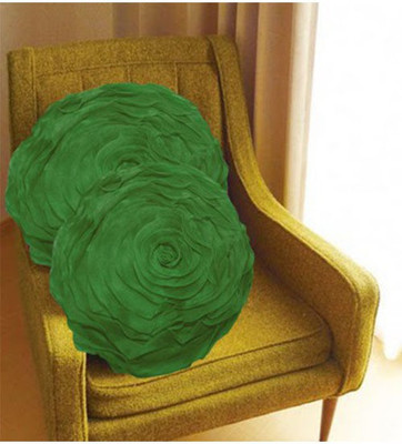 

Shine Villa Floral Cushions Cover(Pack of 2, 40 cm*40 cm, Green)