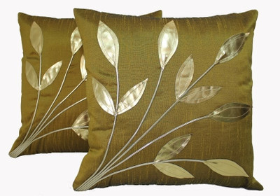 9% OFF on Dekor World Floral Cushions Cover(Pack of 2, 40 cm*40 cm, Green) 9% OFF on Dekor World Floral Cushions Cover(Pack of 2, 40 cm*40 cm, Green)