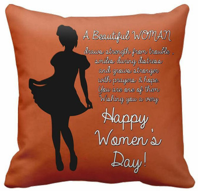 

Tied Ribbons Text Print Cushions Cover(30 cm*30 cm, Multicolor)