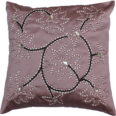 

Cute Creations Embroidered Cushions Cover(40 cm*40 cm, Pink)