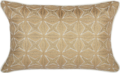 

Solaj Embroidered Cushions Cover(45 cm*30 cm, Gold)