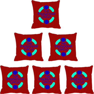 

IndiWeaves Printed Cushions Cover(Pack of 6, 40 cm*40 cm, Multicolor)