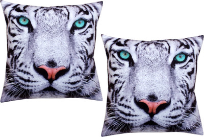 

The Intellect Bazaar Animal Cushions Cover(Pack of 2, 40 cm*40 cm, Multicolor)