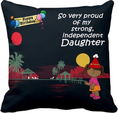 

Tied Ribbons Printed Cushions Cover(30 cm*30 cm, Multicolor)