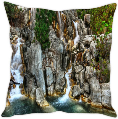 

Sleep Nature's Abstract Cushions Cover(30.63 cm*30.63 cm, Multicolor)