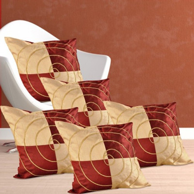 

Shine Villa Polka Cushions Cover(Pack of 5, 40 cm*40 cm, Beige)