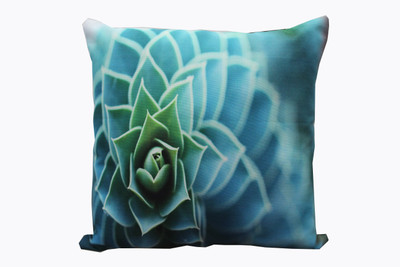 

Adishma Floral Cushions Cover(40 cm*40 cm, Light Blue)