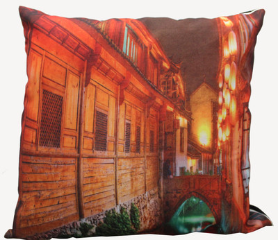 

Adishma Printed Cushions Cover(40 cm*40 cm, Brown)