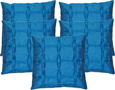 

Shine Villa Striped Cushions Cover(Pack of 5, 40 cm*40 cm, Blue)
