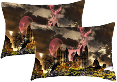 

Sleep Nature's Printed Pillows Cover(Pack of 2, 68.58 cm*45.72 cm, Multicolor)