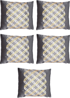 

HOMEWARDS Geometric Cushions Cover(Pack of 5, 40 cm*40 cm, Multicolor)