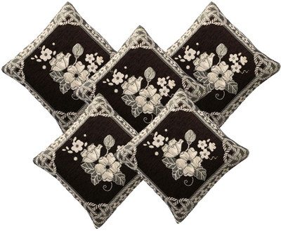 

Zesture Floral Cushions Cover(Pack of 5, 40 cm*40 cm, Multicolor)